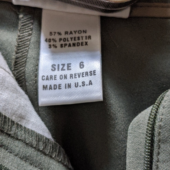 Fibers by Barbara Lesser stretch pants  6 vintage - Picture 9 of 13